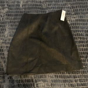 Aritzia Suede mini skirt